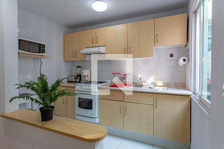 Cocina de apartamento para alugar com 1 quarto, 80m² em Florida, Ciudad de México