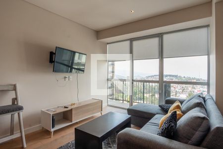 Sala - Comedor de apartamento para alugar com 2 quartos, 90m² em Cuajimalpa, Ciudad de México