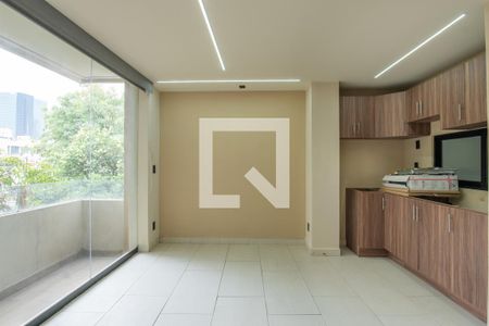 Sala - Comedor de apartamento para alugar com 1 quarto, 70m² em Roma Norte, Ciudad de México
