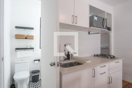 Cocina de apartamento para alugar com 1 quarto, 32m² em Juárez, Ciudad de México