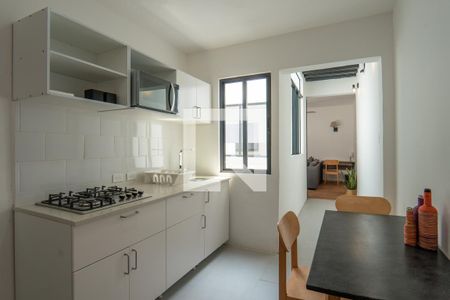 Cocina de apartamento para alugar com 1 quarto, 53m² em Juárez, Ciudad de México